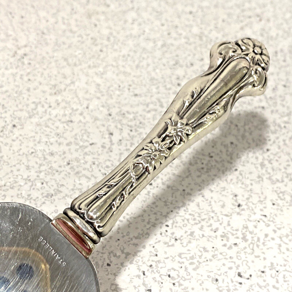 Vintage Silverplated Flatware Hostess Cake Pie or Dessert Server Art Nouveau - Picture 5 of 7